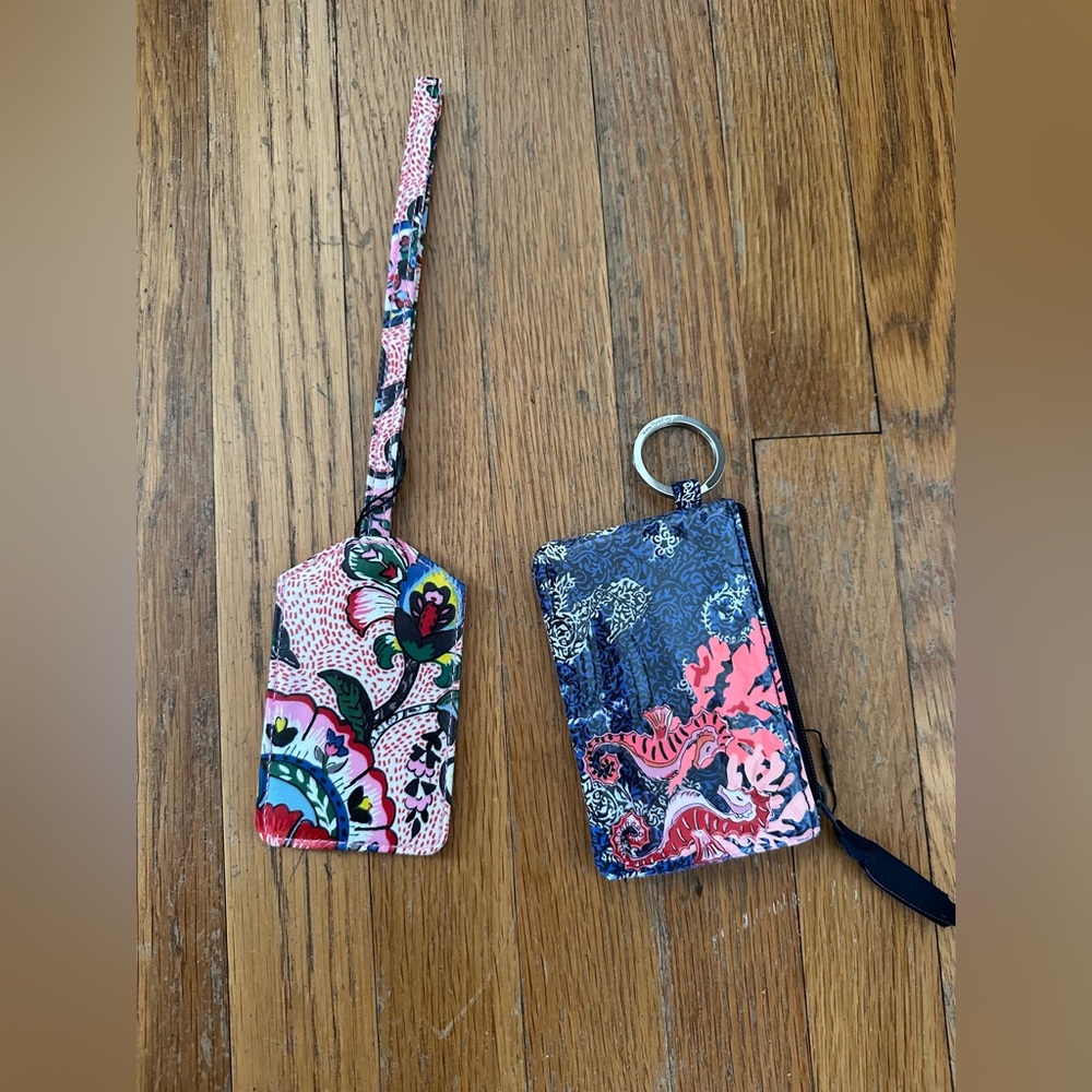 Vera Bradley Waterproof ID Case and Luggage Tag